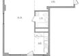 111: Планировка 2-комн 55,21 м²