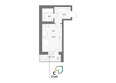 Аллея Парк, 4 этап: Планировка Студия 27,5, 27,8 м²