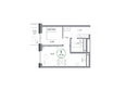 Юдинский, дом 1.5: Планировка 1-комн 39,95 м²