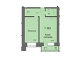 SkySeven (Скай севен), 2 очередь дом 3: Планировка двухкомнатной квартиры 58,8 кв.м