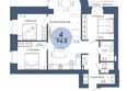 Портовый. Речной квартал, к 1: Планировка 4-комн 94,8 м²