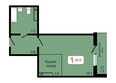 КБС. Берег, дом 7 строение 5: Планировка 1-комн 39,9 м²