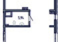 Лотос: Планировка Студия 92,07 м²