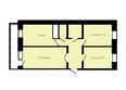 Богатырский, блок-секция 5: Планировка трехкомнатной квартиры 67,25 кв.м