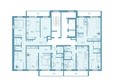 Нижне-Луговая: Типовой план этажа 1 подъезд