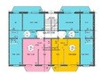 Императорский, дом 12: Типовой план этажа 2 подъезд