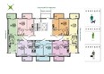 Эволюция, 2 очередь, б/с 4-13: Планировка типового этажа