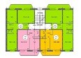 Императорский, дом 12: Типовой план этажа 1 подъезд