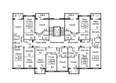 Фламинго, дом 22: Типовой план этажа 2 подъезд