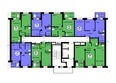 Тихие зори, дом Панорама корпус 2: Типовой план этажа 2 подъезд
