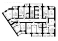 Крылья-2, дом 4: Блок-секция 1. Планировка типового этажа