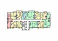 Матрешкин двор, 105, дом 1, сек 2: План типового этажа 3 секции
