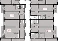 Мичурино, дом 2 строение 6: План 17 этажа 1 подъезд