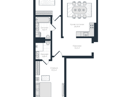 Продается 2-комнатная квартира ЖК Саммит, 87.1  м&sup2;