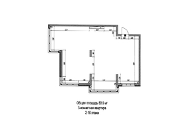 Продается 3-комнатная квартира ЖК Мичуринская аллея, дом 58 корп 4 , 83.6  м², 9800000 рублей