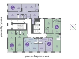 Продается 3-комнатная квартира ЖК Прогресс-квартал Перемены, дом 1, 79.1  м², 9887500 рублей