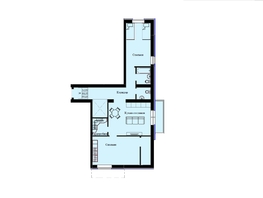 Продается 3-комнатная квартира ЖК Космос, 89.48  м&sup2;, 12437720 рублей