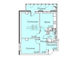 Продается 2-комнатная квартира ЖК Housepark (Хауспарк), 54.22  м², 6600000 рублей