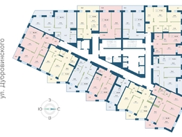 Продается 2-комнатная квартира ЖК Суриков, дом 1, 53.3 м², 10180300 рублей