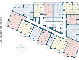 Продается 2-комнатная квартира ЖК Суриков, дом 2, 55.4 м², 10581400 рублей