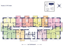 Продается 2-комнатная квартира ЖК Univers (Универс), 2 квартал, 56.8  м², 8633600 рублей