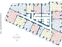 Продается 2-комнатная квартира ЖК Суриков, дом 1, 70.8 м², 12956400 рублей