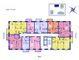 Продается 2-комнатная квартира ЖК Univers (Универс), 3 квартал, 56.2  м², 8177100 рублей