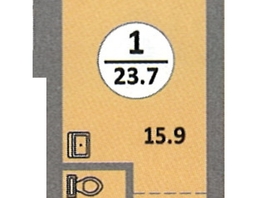 Продается Студия ЖК Снегири, дом 10, 23.7  м², 3720000 рублей