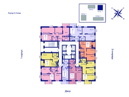 Продается 2-комнатная квартира ЖК Univers (Универс), 3 квартал, 55  м², 7480000 рублей