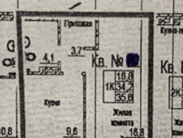 Продается 1-комнатная квартира ЖК Подзолкова, дом 19, 35.6  м², 5450000 рублей