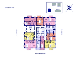 Продается 2-комнатная квартира ЖК Univers (Универс), 3 квартал, 55  м², 8690000 рублей