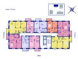 Продается 1-комнатная квартира ЖК Univers (Универс), 3 квартал, 45.7  м², 7677600 рублей