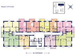 Продается 2-комнатная квартира ЖК Univers (Универс), 2 квартал, 54 м², 8748000 рублей