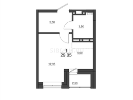 Продается Студия ЖК Дивные Дали, дом 1, 29.05 м², 3850000 рублей
