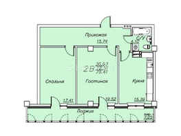 Продается 2-комнатная квартира АК Housepark (Хауспарк), 79.62 м², 9410000 рублей