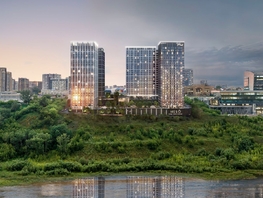 Продается 1-комнатная квартира ЖК Небо над Енисеем, 43.3  м², 8356900 рублей