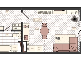 Продается 1-комнатная квартира ЖК КБС. Классика, дом 1, 38  м&sup2;, 6050000 рублей