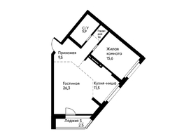 Продается 2-комнатная квартира ЖК Runway (Ранвей), 72  м², 11516760 рублей