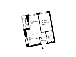 Продается 2-комнатная квартира ЖК Runway (Ранвэй), 52.3  м&sup2;, 9597050 рублей