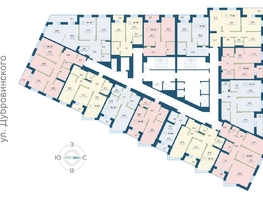 Продается 3-комнатная квартира ЖК Суриков, дом 2, 77.5  м&sup2;, 13810500 рублей
