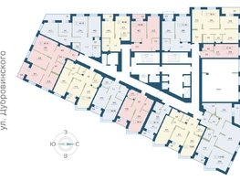 Продается 1-комнатная квартира ЖК Суриков, дом 1, 50.8  м², 8229600 рублей