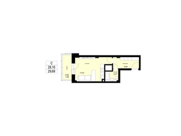 Продается Студия ЖК ЛЕТО, дом 2, 29.68 м², 3500000 рублей