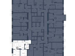 Продается 3-комнатная квартира ЖК Чижи, 2 очередь (корпус 5), 59.1  м², 10047000 рублей