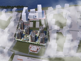 Продается 2-комнатная квартира ЖК Портовый. Речной квартал, к 1, 64.3  м&sup2;, 9902200 рублей