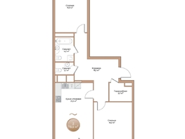 Продается 2-комнатная квартира ЖК Небо над Енисеем, 78.5  м&sup2;, 11539500 рублей