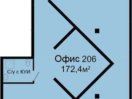 Сдается Офис ЖК Новая панорама, дом 1, 172.4  м&sup2;, 103440 рублей