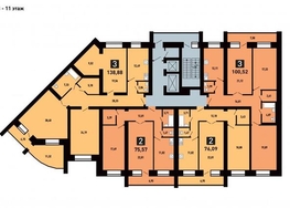 Продается 3-комнатная квартира ЖК Новелла, 139  м&sup2;, 15700000 рублей