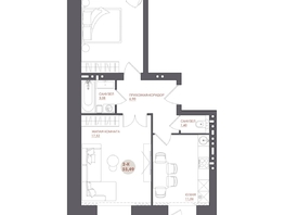 Продается 2-комнатная квартира ЖК Звезда, 55.49  м&sup2;, 6936250 рублей