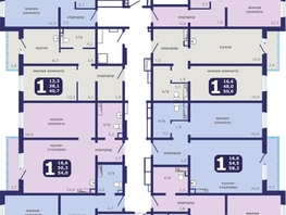 Продается 1-комнатная квартира ЖК Рябиновый дворик, дом 1, 39.4  м&sup2;, 5370000 рублей