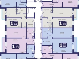 Продается 2-комнатная квартира ЖК Рябиновый дворик, дом 1, 56.2  м&sup2;, 7540000 рублей